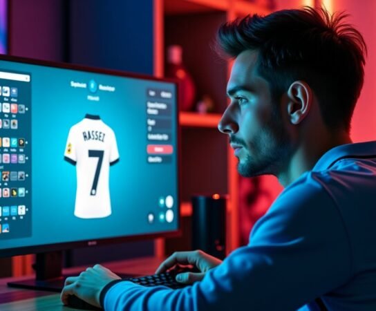 Existe-t-il des jeux vidéo où vous pouvez customiser les maillots du Real Madrid et quelles sont les options disponibles ?