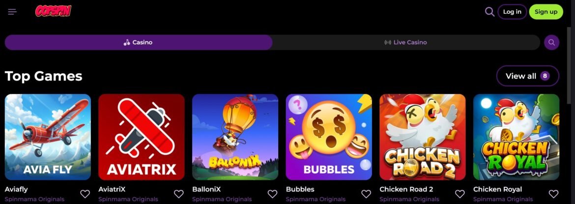 Oopspin Démo – Jouer Gratuitement et Tester le Casino