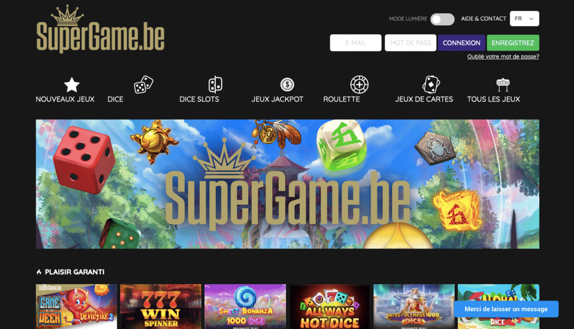 Enquête Supergame Casino