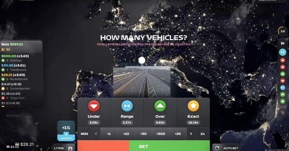 CCTV Rush Hour interface paris sur flux vidéo surveillance