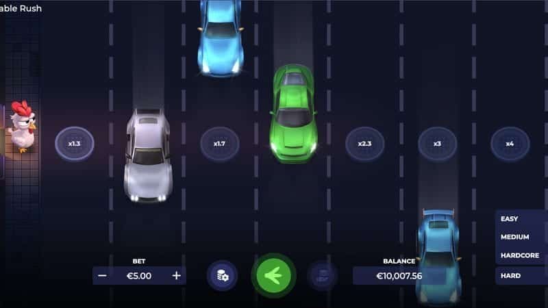 Les 4 niveaux de difficulté d'Uncrossable Rush : tableau comparatif